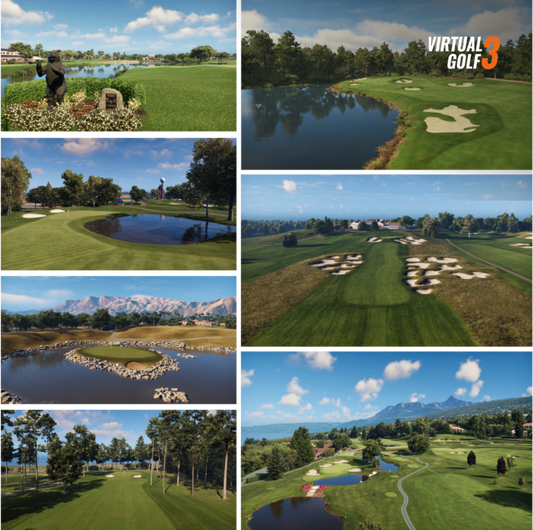 New Virtual Golf 3 Courses